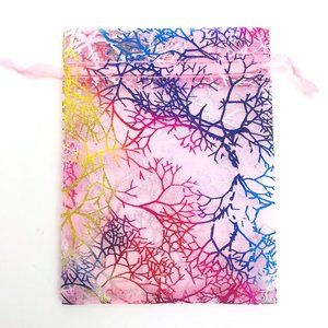 100 Organza Sheer Mesh bags gift pouches